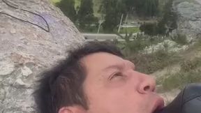 FACESITTING High Heels comiendo AROS de dulce y Roscon