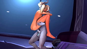 Warcraft Bloodelf gets fucked from Futa Draenei