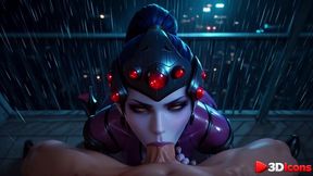 widowmaker is getting fucked in every hole on the roof [ai]