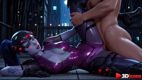 widowmaker is getting fucked in every hole on the roof [ai]