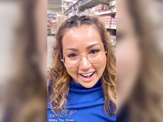Peachie Garcia Bangs Gibby The Clown After That babe Meets Him At Her Fresh Job!