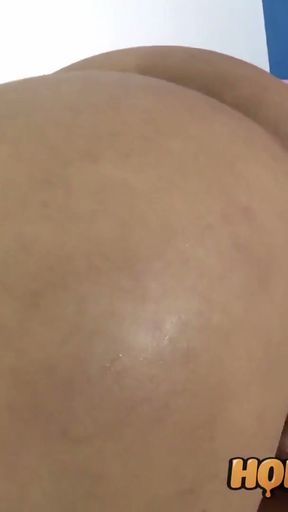Busty Latina Trans Ana Chloe Toys Ass As She Masturbates   Clip 1