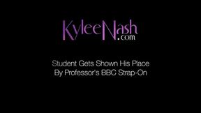 Student Shown His Place By Professor's BBC Strap-On