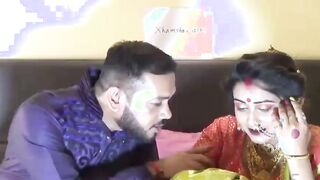 Desi bangali Newl merrid Bhabhi Ki Suhagrat