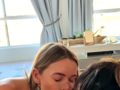 Blonde teen Kiara Knight hot POV blowjob and fucking on cam