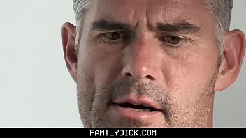 Silver Fox Stepdad Fucks His Nervous Stepson Before His Wedding