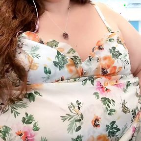 BBW LG doing as Daddy says at work while being quiet ASMR controlled masturbating