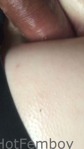 Virgin sissy fucks hot with a huge dick and gets a strong buzz   Clip 2