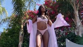 Steamy posing and hard core masturbation