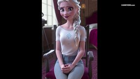 AI Generated Girlfriend: Elsa From Frozen Gets Fucked