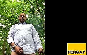Forest Masturbation: Daddy's Outdoor Adventure