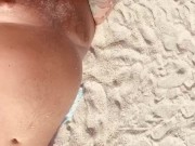 Strongman shows off cock and balls bulge Aaron beach