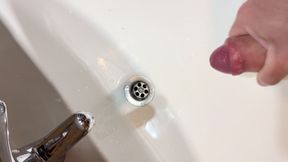 cum in bathroom