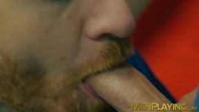 Suit and tie Welcum Leander and Shane Jackson analfucking