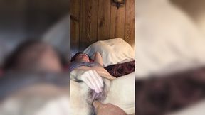 'Mature milf self-pleasures &mdash;  guy assists with penetration &mdash;  she orgasms &mdash;  and reciprocates with oral&#x1F61C; sex