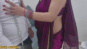 Naughty Alisha Seduces Tailor in his Shop