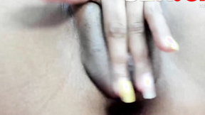 (long) Black fingers gorgeous cunt