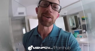 Daddy Adam Herst Joins Colt Rivers in the Shower and gets XXX