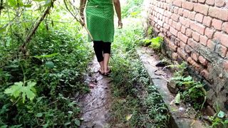 bestver pissing and fucking outdoor with my desi indian step mom
