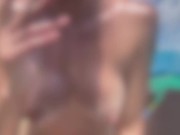 Artemisia Love putting sunscreen on and showing off her boobs ( full video on OnlyFans)