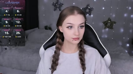 Skinny petite perfect big natural tits teen lingerie tease