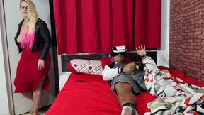 Entiado Com culos Virtual Se Masturba Sua Madrasta Pego