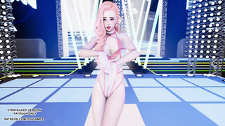 [MMD] Kep1er - WA DA DA Ahri Akali Seraphine Sexy Kpop Dance League of Legends Hentai Uncensored