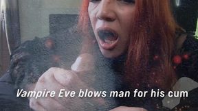Vampire feeds from mans cum 3