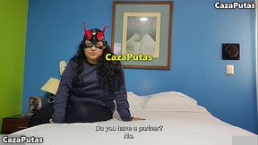 Gordita VIRGEN entrega su virginidad a un extra&ntilde_o en un casting falso