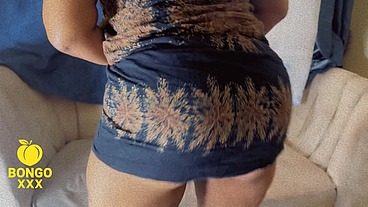 BBW Stepmom From Mombasa Twerking and Sucking My Dick