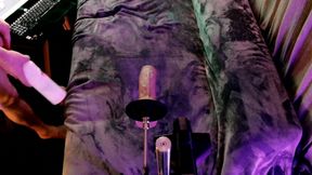 Railed Hard with Massive Dildo