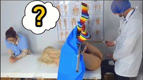 madrasta leva enteada pela primeira vez ao ginecologista!