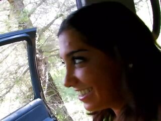 New hotty Carla Cruz a doxy gets snatch drilled outdoors