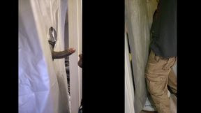 Sissy's First Glory Hole Action!