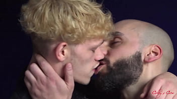 Bearded Gay Hunk Anal Breeds Blond Twink And Makes Him Jizz