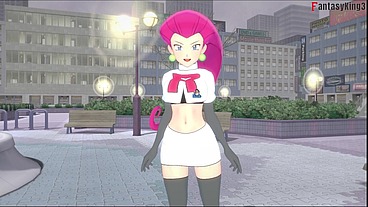 Jessie rocket sex on the park - FULL - Team Rocket Pokemonster - Thanks