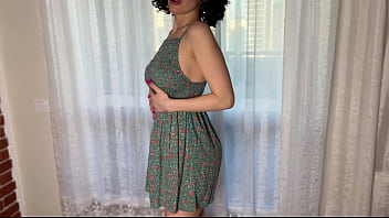 SOLO. A hot girl with African hair in a cute sundress will make your orgasm unforgettable, just look at it!