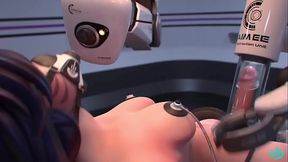 Milked Machine part. 3 Futa Ahri