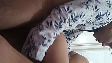 in middle of a party the cheating slut wife follow me to the bathroom and suck my cocks and allows me to fuck her and cum inside