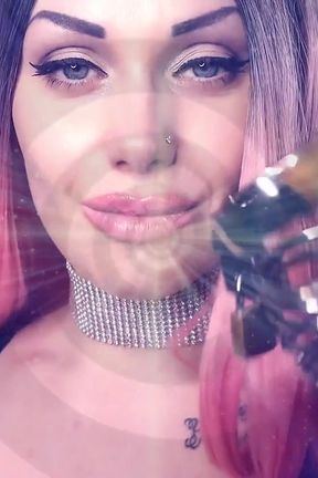 Enjoy our little mesmerizing stroke session, because after that I will lock you up!