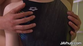 Kokomi Hoshino fucked in the gym shower