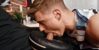 Markus Kage fucks Lev Ivankov orally at first