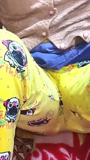 Fat Stepdad Cock for Stepdaughter's Petite Creamy Pussy, Hindi Sex