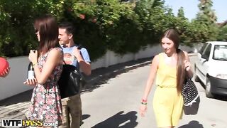 Wild student sex friends have a blast on vacation