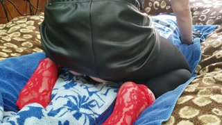 Solo Male Rides Dildo