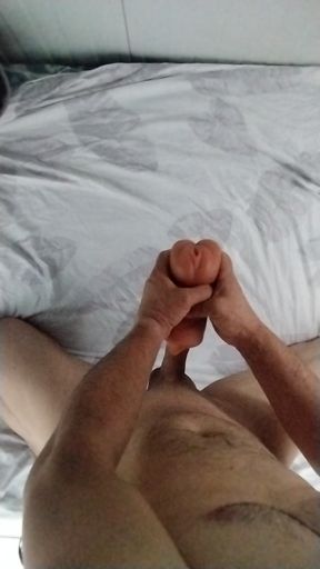 Daddy fucks the mouth and pussy of sex toy and cum on toy face