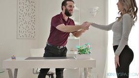 Big tit Kat Dior wins a full service massage at the Kinky Spa