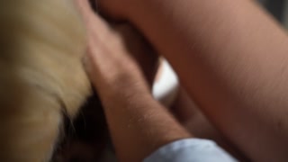 HOOTERS BIMBO Gets FUCKED and SUCKS COCK during JOB INTERVIEW