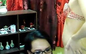 Tranny gives head to her partner