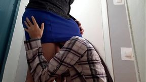 I paid the courier for food delivery with sex (with dirty talk)